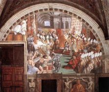 Haga click para ver la imagen ampliada stanze vaticane - the coronation of charlemagne.jpg